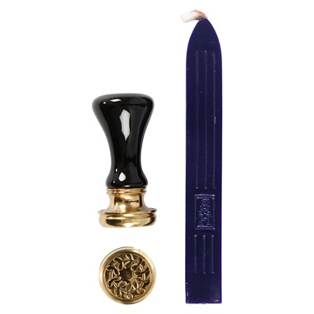 Creativ Company Sigill med Lackstång Djupblå