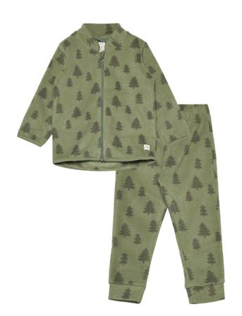 Set Microfleece Outerwear Fleece Outerwear Fleece Suits Multi/mönstrad Lindex
