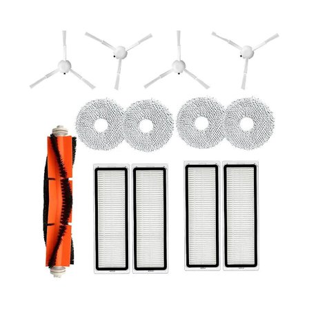 Tillbehör för L10s Ultra W10s Pro för X10+ Robotdammsugare Huvudsidoborste Hepafilter Mopp C