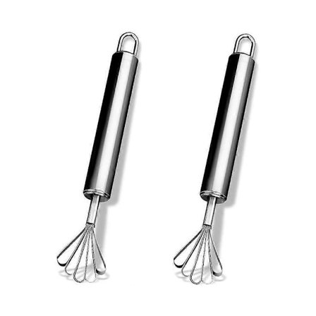 Kokosnötsköttborttagningskniv i rostfritt stål, multifunktionell hyvel i rostfritt stål 2 st