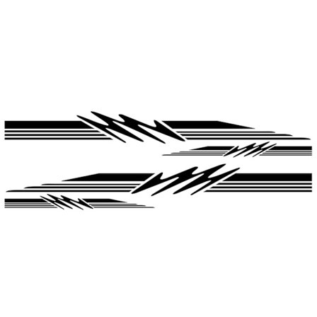 Autocamper Mærkat Campingvogn Rejse Trailer Camper Van Striber Grafik Mærkater Bilmærkater Bil Dekoration Mærkat