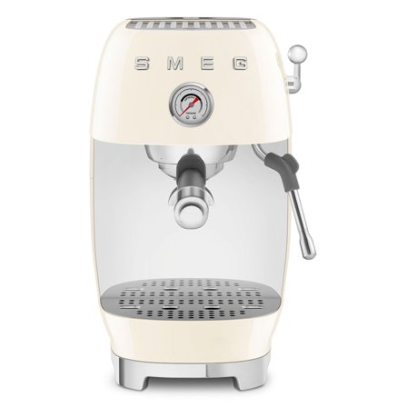 Smeg Manuell espressomaskin med Cold Brew, creme