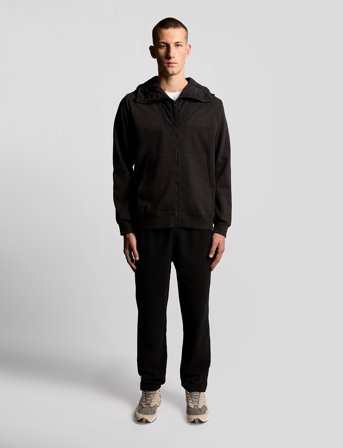 Lyle & Scott Panelled Hybrid Jacket - Black - S