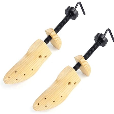 2X Träskor Sträckare Skostorlek Utvidgare Lämplig för herr- och damsko