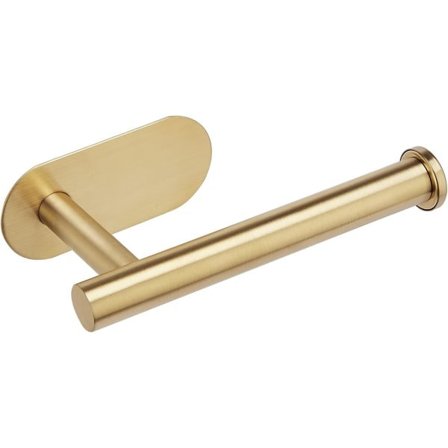 Toalettpapirholder (børstet messing), veggmontert toalettpapir Ho