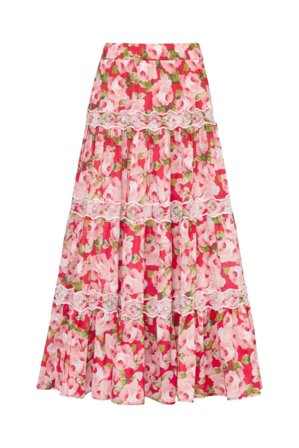 Cotton Slub Skirt Romance M