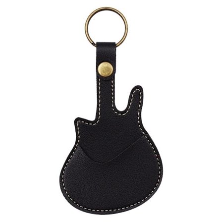 Guitar Pick Holder Plectrum Case Laukku MUSTA