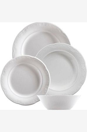 Hermia - Ruokailusetti (24 kpl) Cupra - Valkoinen - Astiastot - - Homeroom