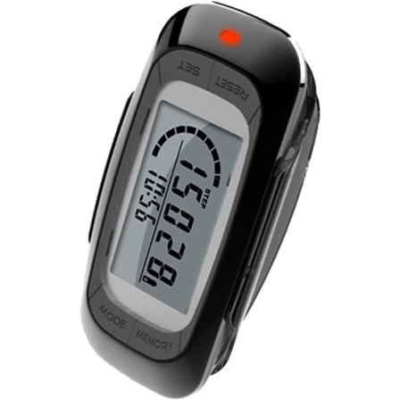 3D-skridttæller til gang - Spor trin, miles/km(75*39*24mm), Ca