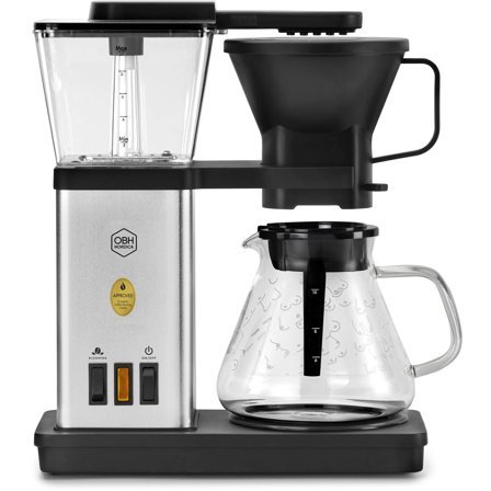 OBH Nordica - Kaffetrakter Blooming Silver Rosa bandet coffee maker 1,25 l. Sølv