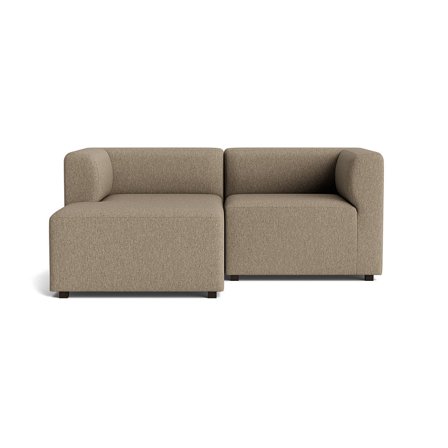 Roma lille chaiselong sofa, venstrevendt - Brego Mørk Beige - Kompakt modulsofa - 160x70x65cm - Sofa, chaiselong