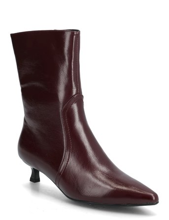 Bianco Biajessica Zip Boot Faux Leather - Burgundy - 41
