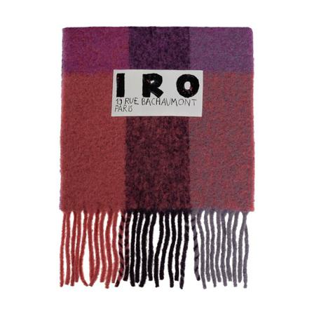 IRO Halstørklæde with logo Pink, Dame Tørklæder, Størrelse: ONE Size