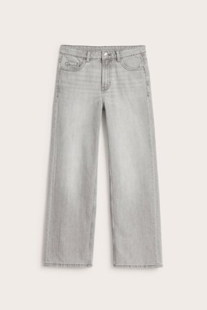 Kappahl | Loose jeans low waist | Hopeanharmaa