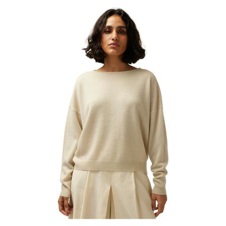 Rue Blanche, Cash 100 Pull 22p Knitwear Beige, Dames, Maat:S
