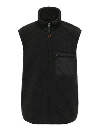 Osjdallas Sherpa Vest Otw Vd Black ONLY & SONS