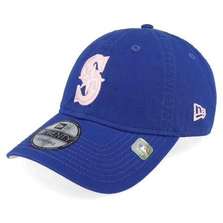 New Era - Azul unconstructed Gorra - Seattle Mariners MLB24 Mothers Day 9TWENTY Blue Dad Cap @ Hatstore