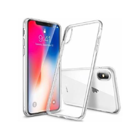 Iphone Xs Max Stötdämpande Silikon Skal Simple Transparent