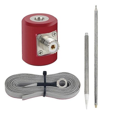 5M/16.4FT 14M-30Mhz 300W HF QRP Antenn 1/4 Våglängds Radioantenn Rostfritt Stål för USDX Radio