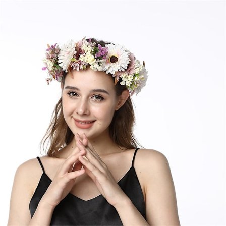 Blomsterkrans Brudepigehovedpynt