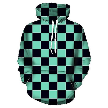 Anime Demon Slayer Cosplay Hettegenser for Barn Voksen Tanjirou Nezuko Genser