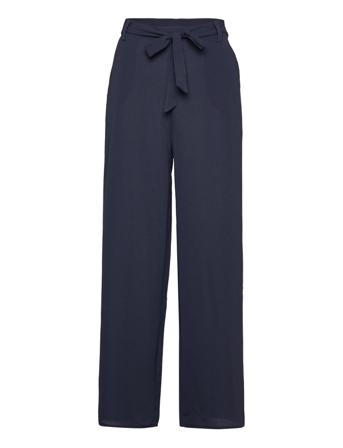 Onlnova Lux Palazzo Pant Solid Ptm Navy ONLY