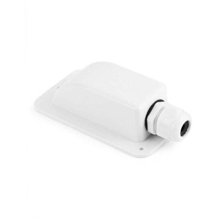 IP68 Kattoläpivienti Aurinkopaneelin Vedenpitävä Kaapelin Läpivientilaatikko 1-tie Säänkestävä Asuntovaunu Vene ABS Kaapelin Läpivienti Valkoinen 1 