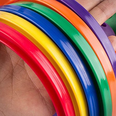 Hoppeball for barn - Hoppeballelekesett Fang ballsett Fitnessspill for gutter og jenter (Lilla) Lilla