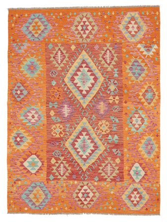 Malý Kelim Afghán Old Style Koberec 152X204 Vlna