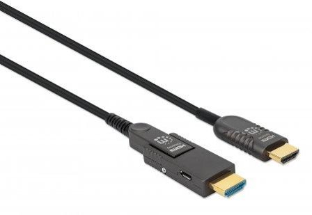 Manhattan MH High-Speed Active Optical HDMI to Micro-HDMI Cable with H