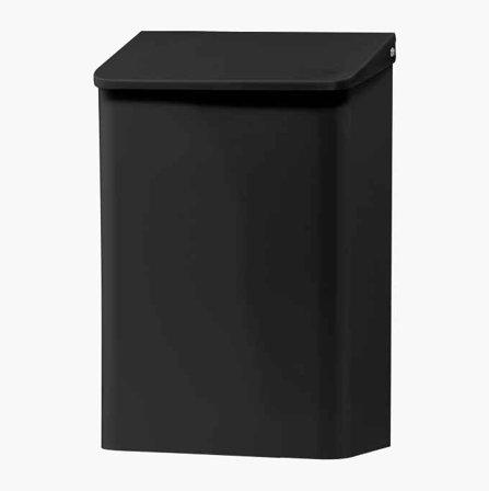 Brevlåda stål svart - Biltema