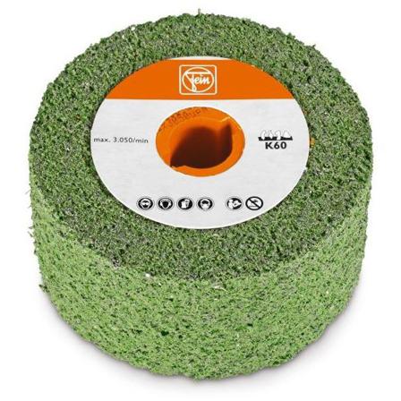 Fein 63721054010 Sliberulle elastik, hul 19 mm K60, 100 x 50 mm, Maskintilbehør & forbrugsvarer