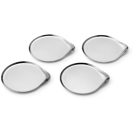 Georg jensen Wine & Bar glasbakker, 4 stk.' - 'Blankt stål