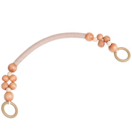 46cm Trä Plast Pärlor Rep Väska Rem Handtag Axelbälte Hand