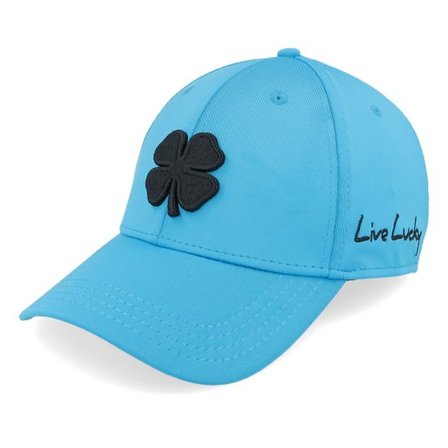 Black Clover - Blå flexfit Keps - Premium Clover Azure Blue Flexfit @ Hatstore