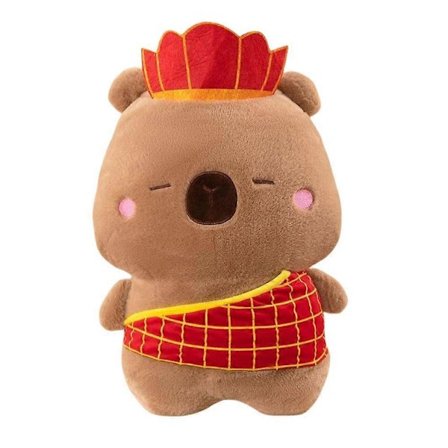 Tegneserie Abe Konge Capybara Dukke Plysdukke Kreativ Pudepude