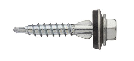 VSB 4836919 Takskrue i plast 5,5 x 35 mm UTV TRE 150-pakning Klarlakk, Innfesting