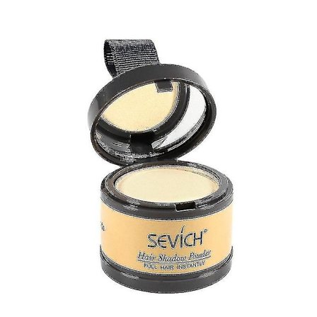 Sevich Hairline Powder 4g Hairline Shadow Powder Makeup Hair Concealer Natural Cover Unisex Hair Loss Product Light Brown (FMY)