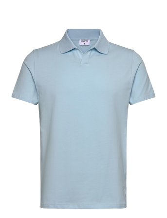 Filippa K Stretch Cotton Polo T-Shirt - Blue - M