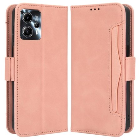 Modernt Motorola Moto G23 / Motorola Moto G13 fodral med plånbok - Rosa