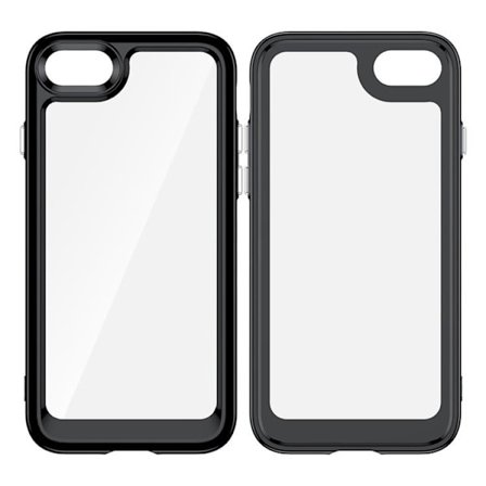 iPhone 7/8/SE (2020/2022) TPU Skal - Svart Ram