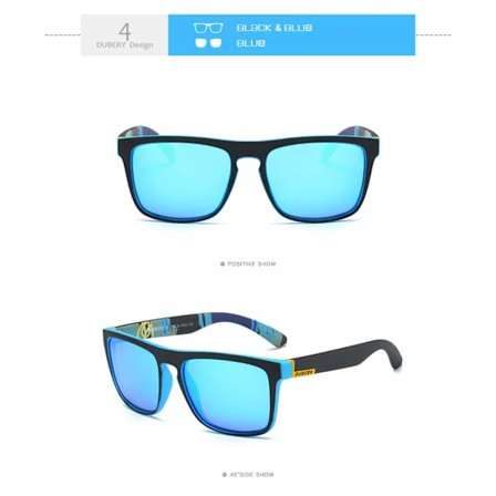 DUBERY Polariserade solglasögon för män, körglasögon, solglasögon för män, retro billiga 2017 lyxmärkesdesigner Oculos 731