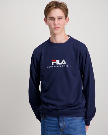 Fila CARISIO regular logo crewneck sweatshirt Schwarz Hosen Jungen - Kids Brand Store