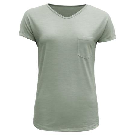 Devold Herdal Woman Tee Women short-sleeved sweaters Green XS