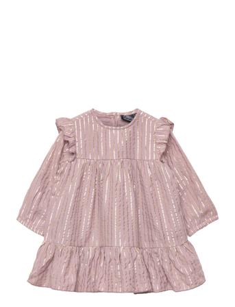 Dress Dresses & Skirts Dresses Baby Dresses Long-sleeved Baby Dresses Vaaleanpunainen Petit By Sofie Schnoor