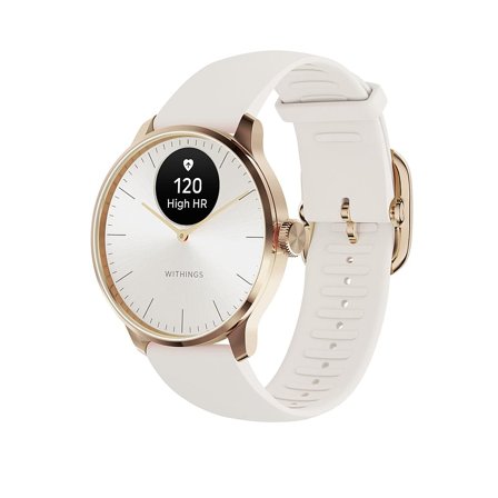 WITHINGS Scanwatch Light Rose Gold White 37mm, Tøj & Bolig, Tøj, Sko & Accessories, Sports- & Pulsure