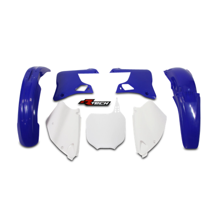 Kit Plastiche Rtech Blu-Bianco - Yamaha YZ 125 1996-2001