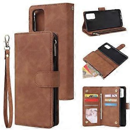 Samsung Galaxy Note 20 Plånboksfodral Hårt Skal Kompatibelt med Note 20 Brun[YDE]