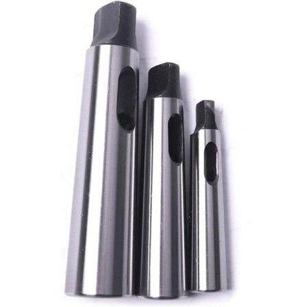 Morse Konisk Borrbussningsreduceringsadapter för Fräsmaskin Svarv (MT1 till MT2, MT3 till MT2, MT3 till MT4, 3 st)