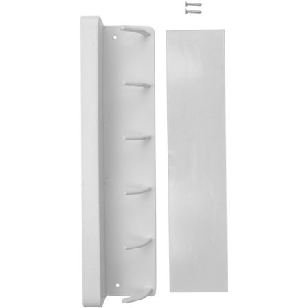 Klesknaggen og nøkkelholdere for dekorativ vegg, nøkkelholder arrangør for entreen garderobe, gang, kjøkken, kontor hvit